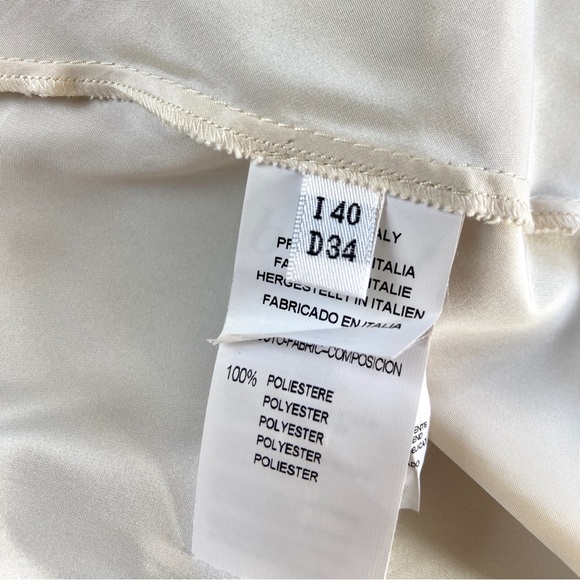 Blugirl Blumarine Embellished Accordion Pleated Collar Blouse - Picture 13 of 13